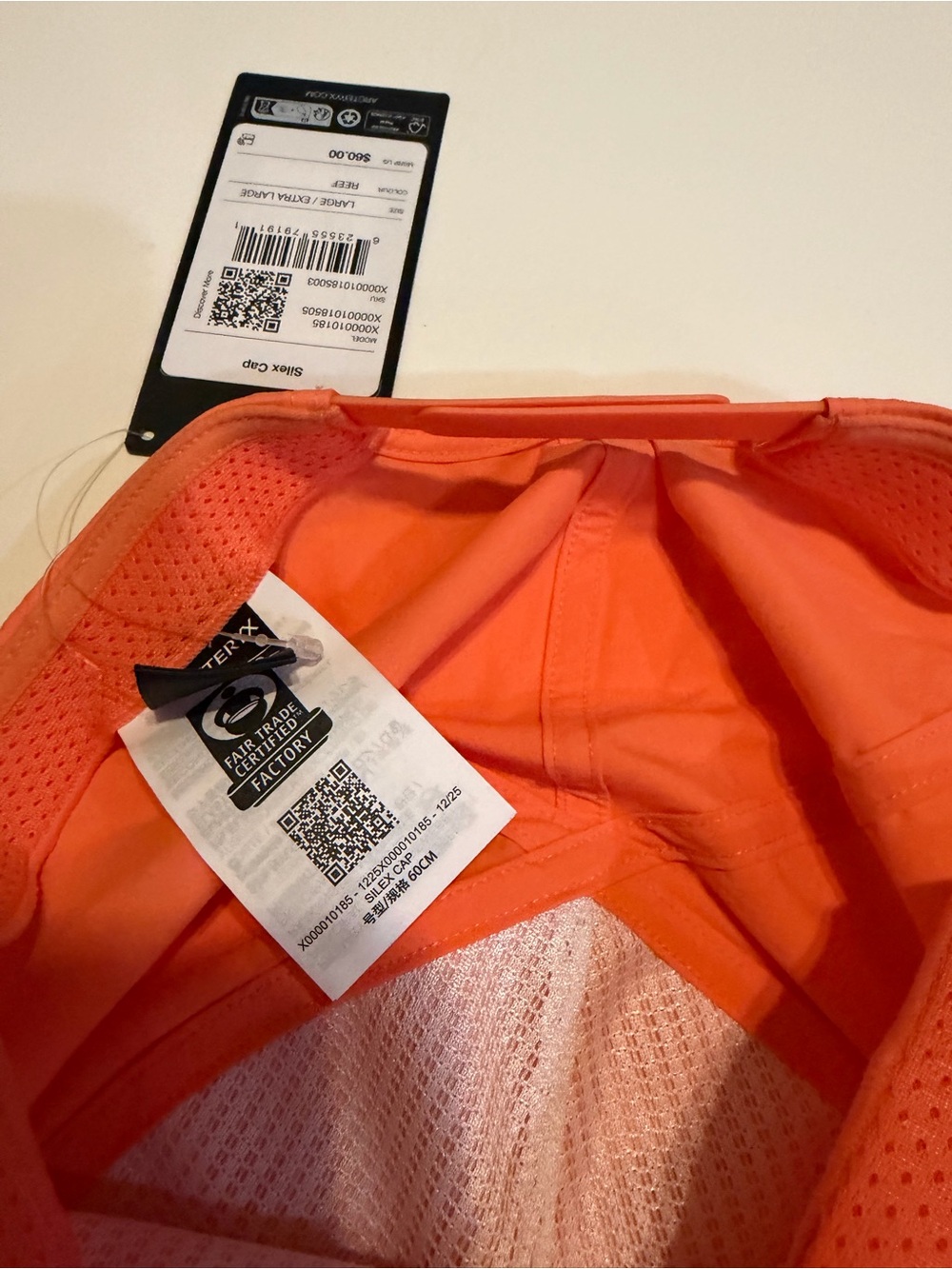 Arc’teryx Silex Cap Reef Orange L/XL Hat New With Tags - Picture 3 of 6